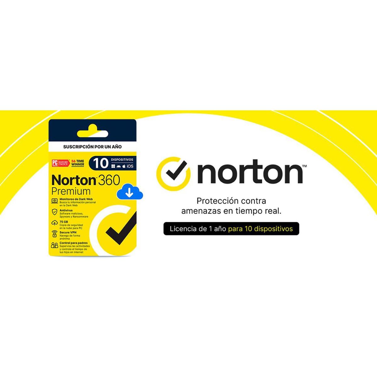 NORTON - Norton 360 Premium 10 Dispositivos 75gb