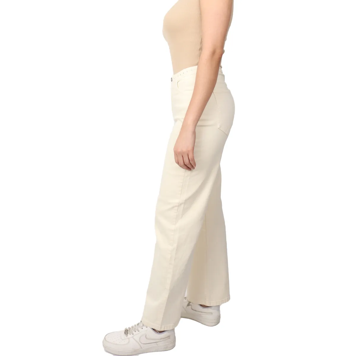 KAYRA POBLET - Jean Straight Tiro Medio Mujer Kayra Poblet