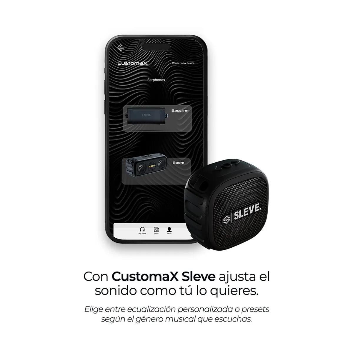 SLEVE - Parlante Bluetooth Sleve Boom Mini