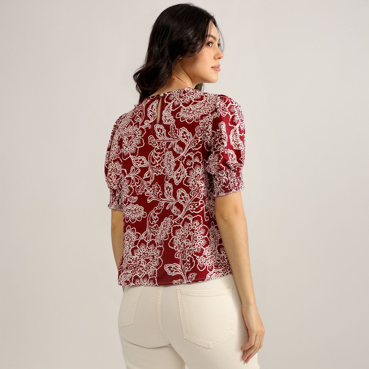 ELLE - Blusa Manga Corta Mujer Elle