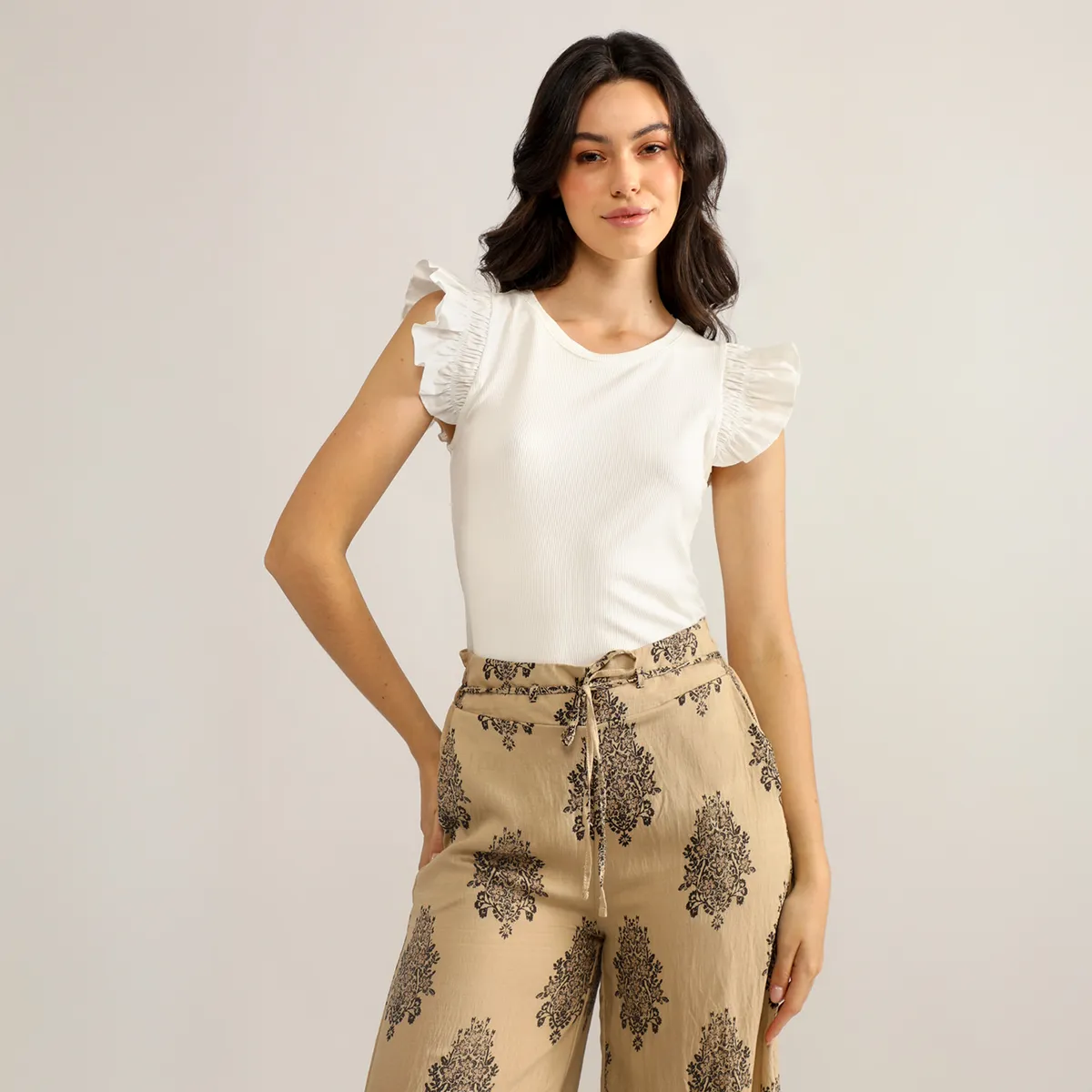 ELLE - Polo Manga Corta Mujer Elle