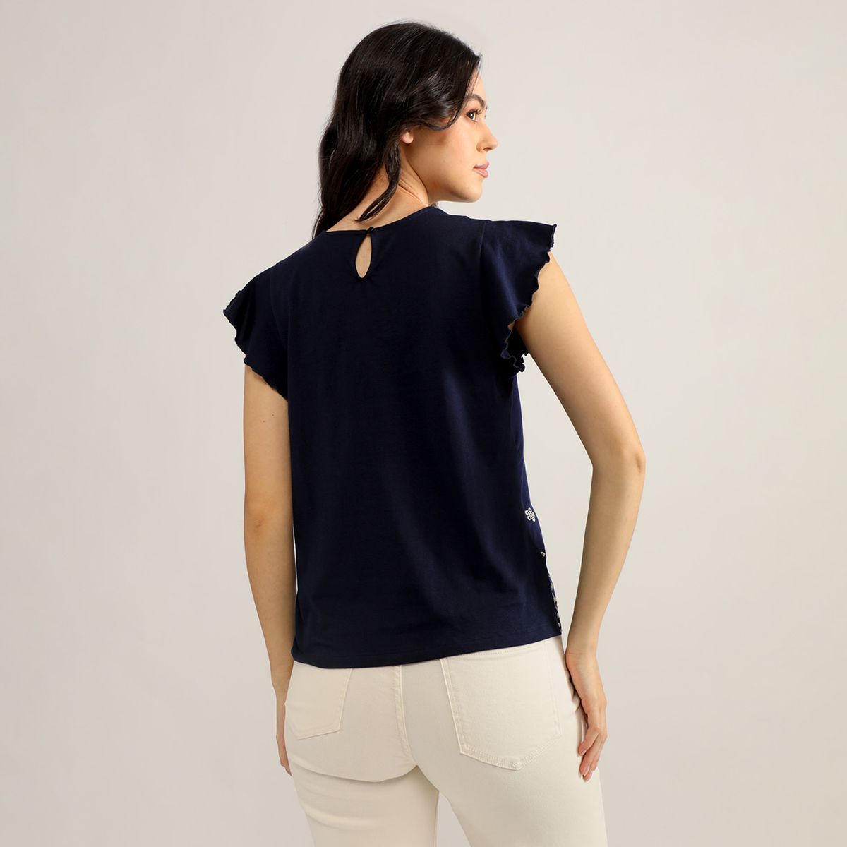ELLE - Blusa Manga Corta Mujer Elle