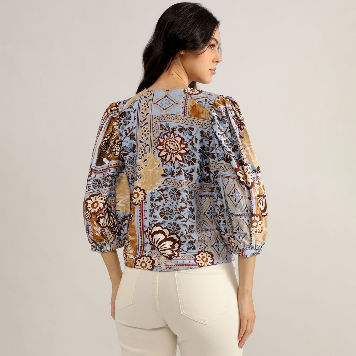 ELLE - Blusa Manga Corta Mujer Elle