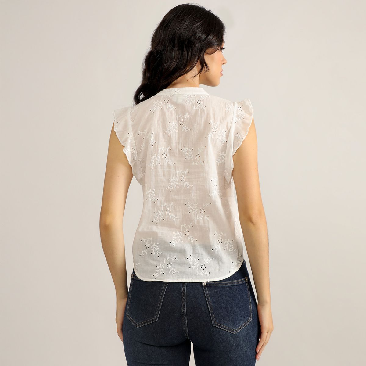ELLE - Blusa Manga Corta Mujer Elle