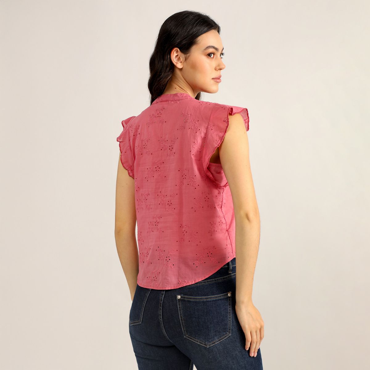 ELLE - Blusa Manga Corta Mujer Elle