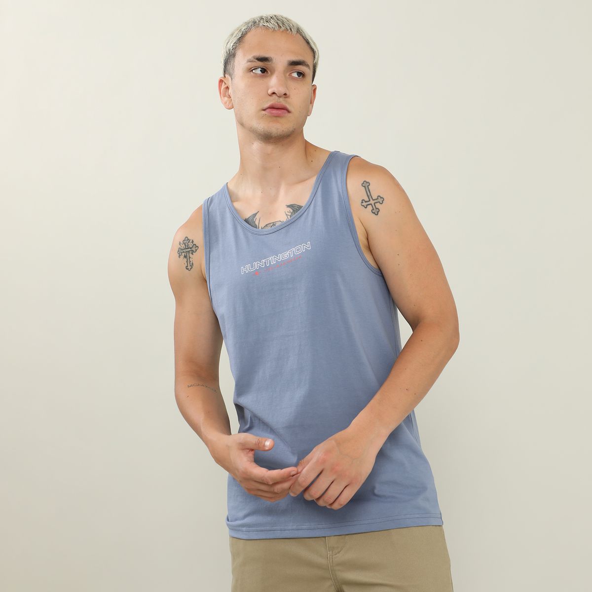 HUNTINGTON - Bvd  100% Algodón Casual Hombre Huntington