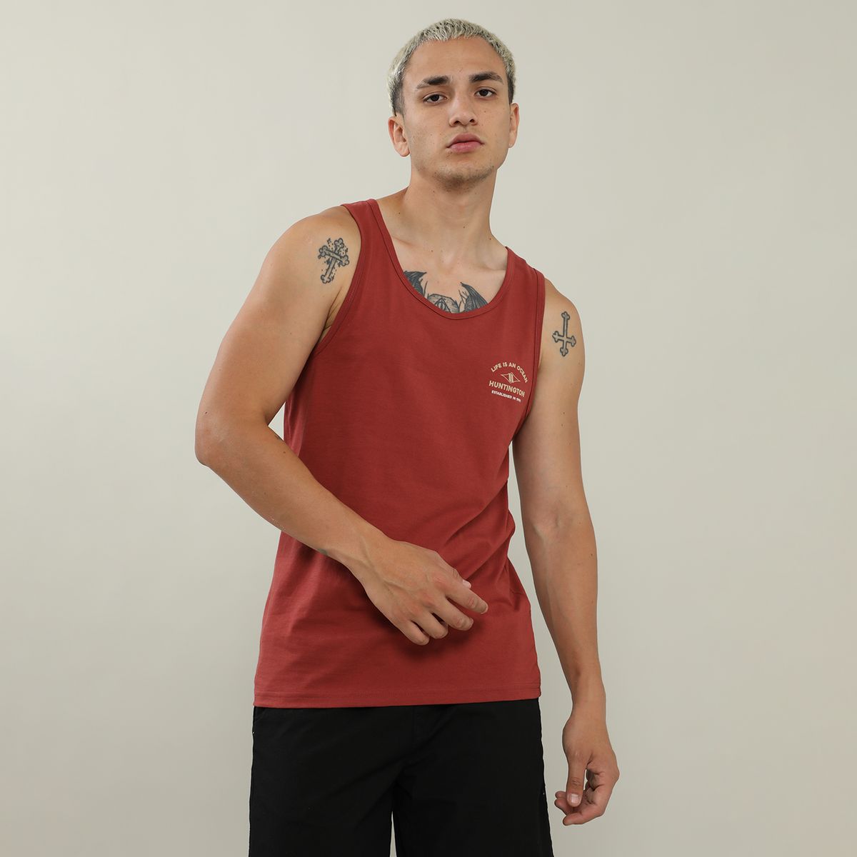 HUNTINGTON - Bvd  100% Algodón Casual Hombre Huntington