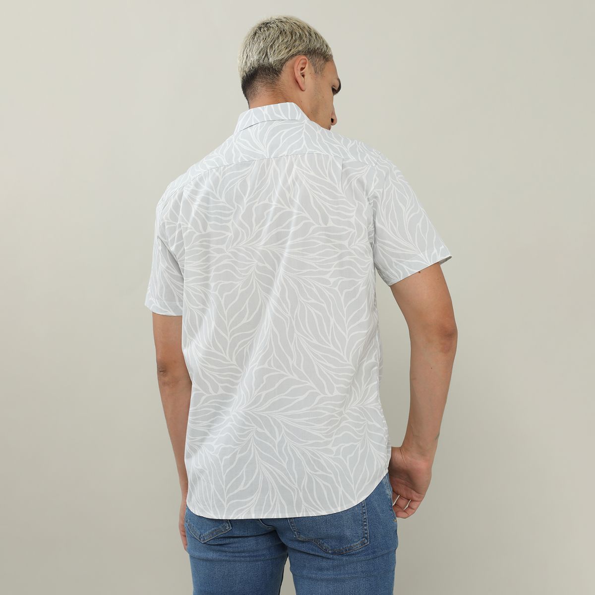  - Camisa 100% Algodón  Manga Corta Huntington