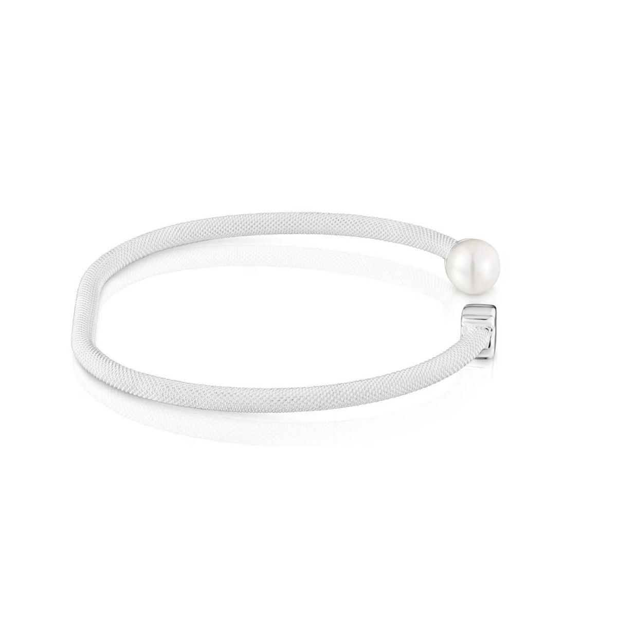 TOUS - Pulsera Plata Oso Perla Icon Mesh