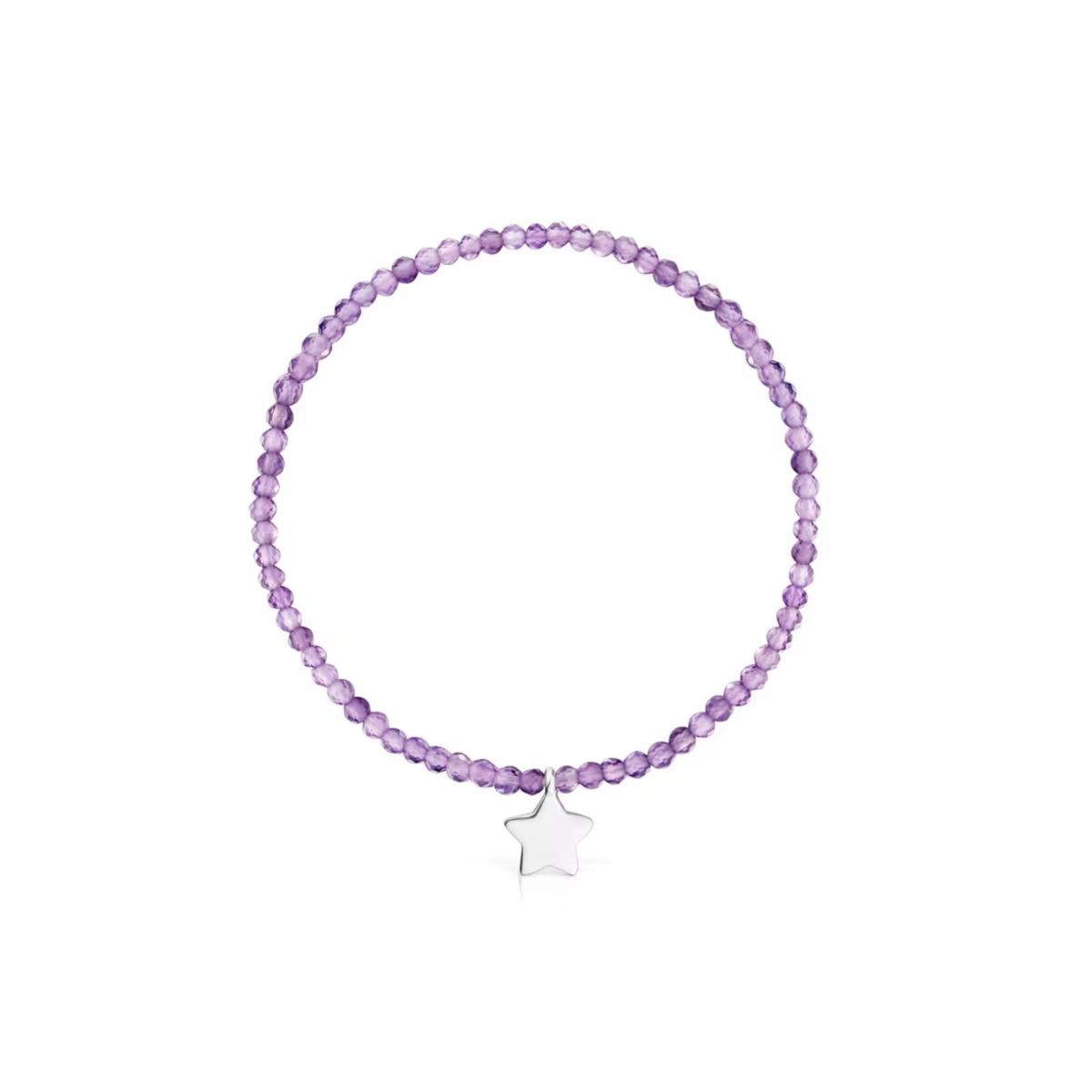 TOUS - Pulsera Amatista Plata Estrella