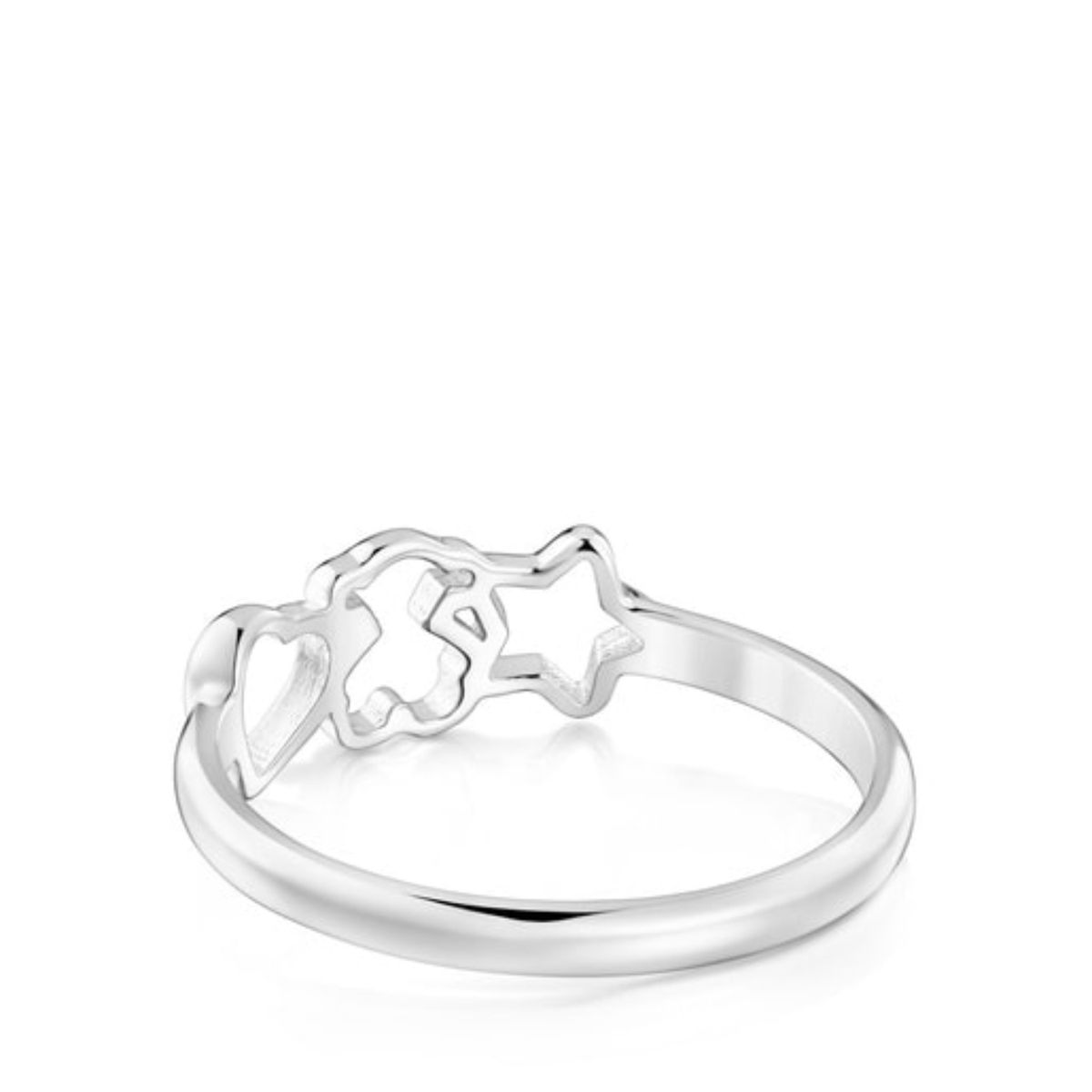 TOUS - Sortija Plata 1ªley 3 Motivos Tous