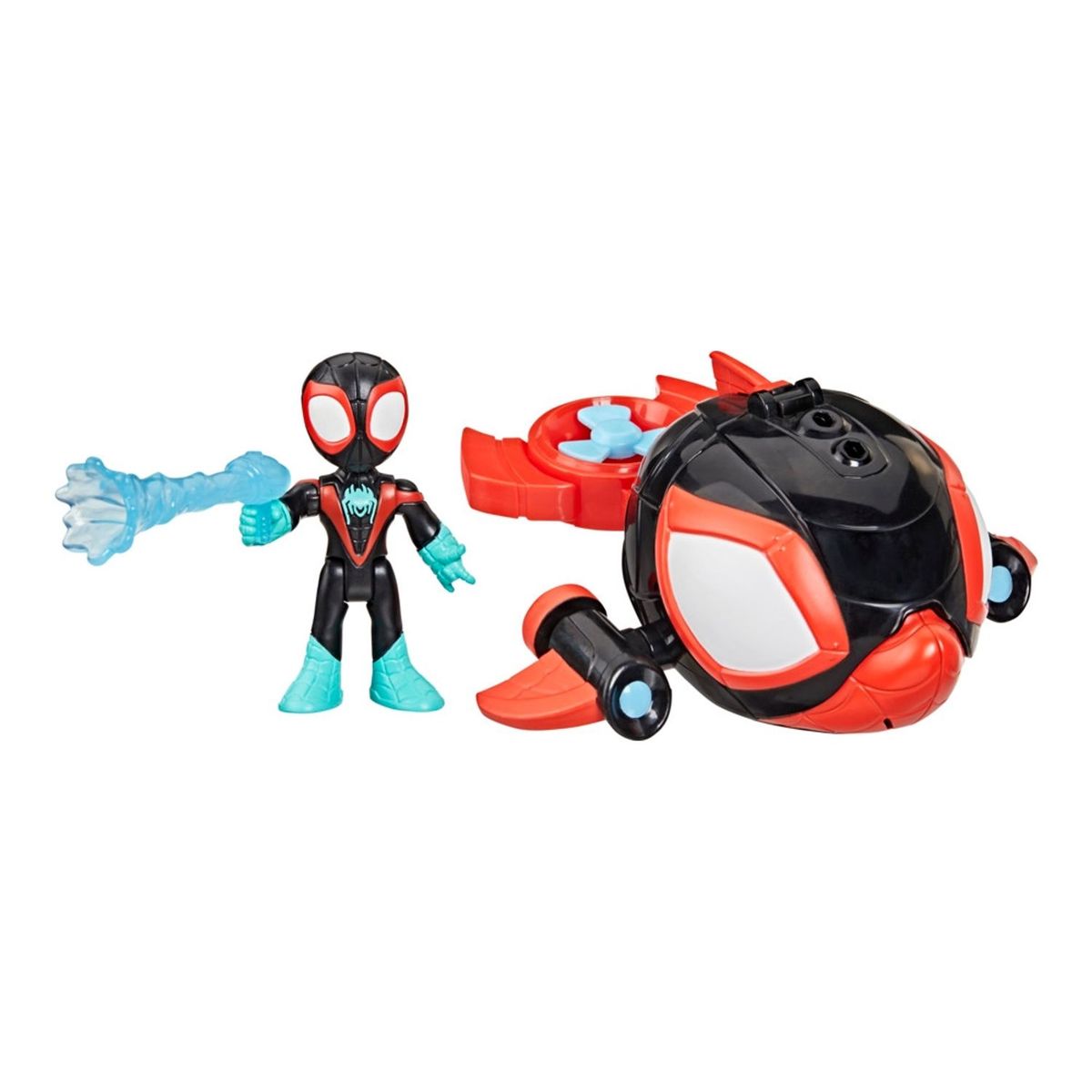 SPIDEY - Set Spidey And His Amazing Friends Water-Webs Figura Y Vehículo Que Cambian De Color Surtido