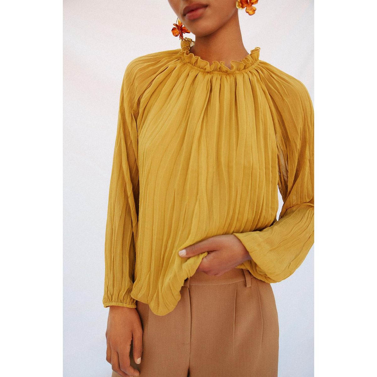 CORTEFIEL - Top Manga Larga Mujer Cortefiel