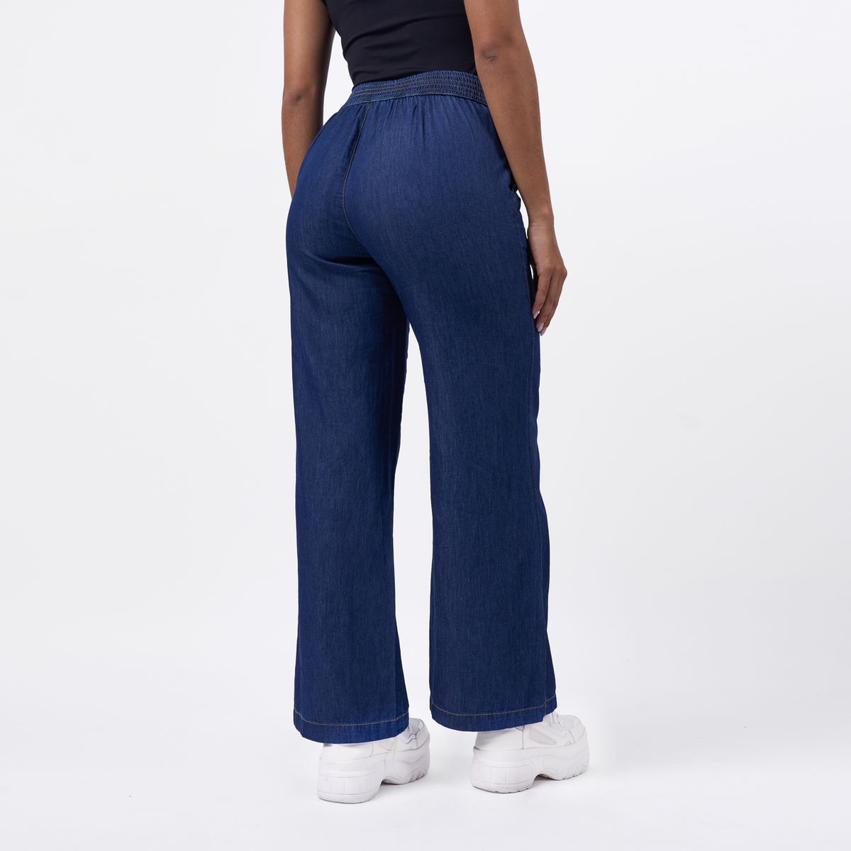 TAYSSIR - Jean Wide Leg Tiro Alto Mujer Tayssir
