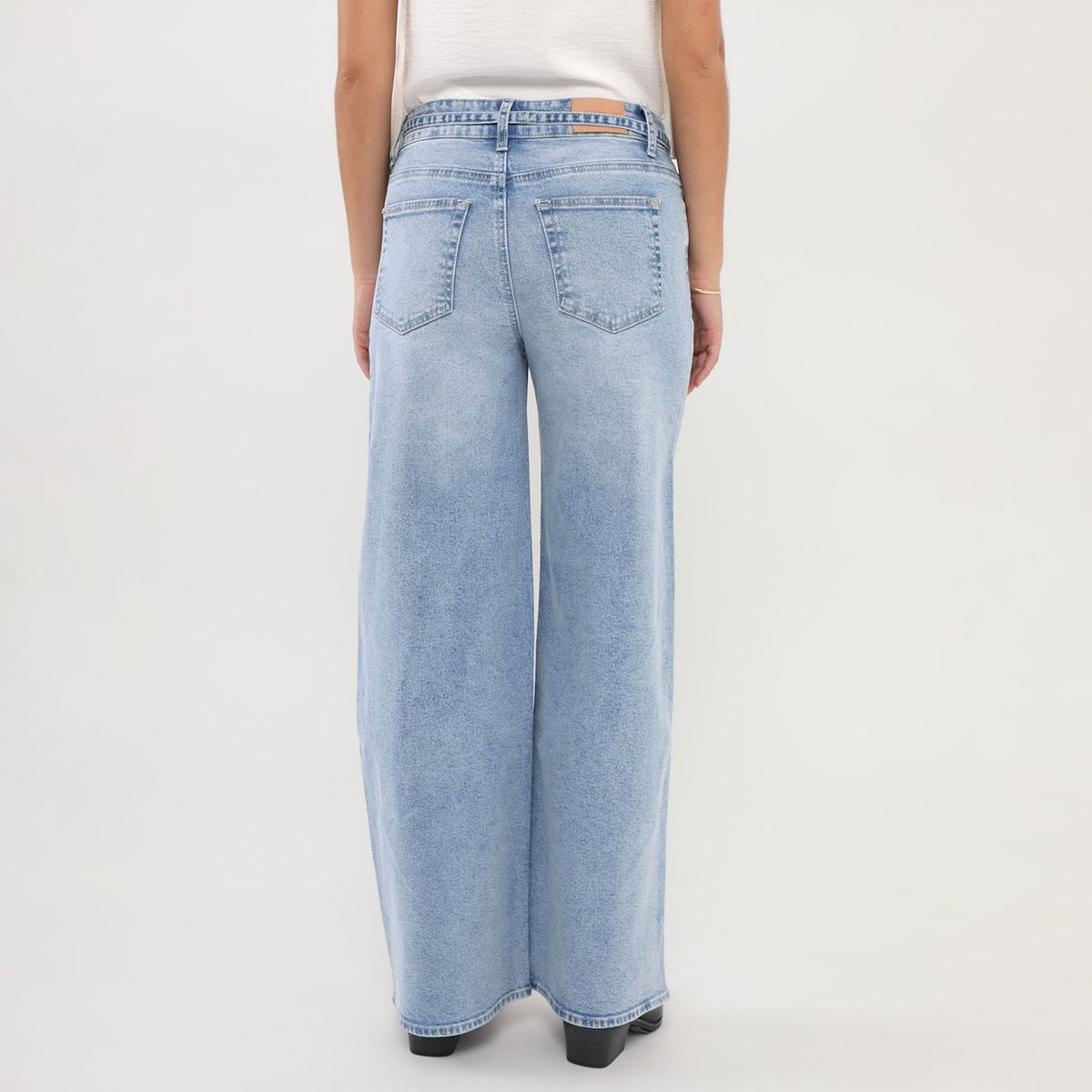 DENIMLAB - Jean Baggy Tiro Medio Mujer Denimlab
