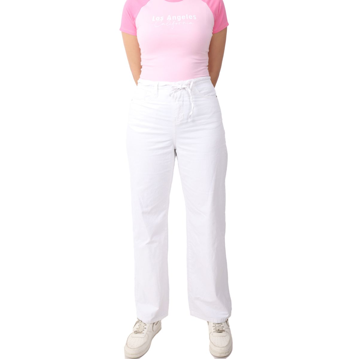 KAYRA POBLET - Jean Baggy Tiro Alto Mujer Kayra Poblet