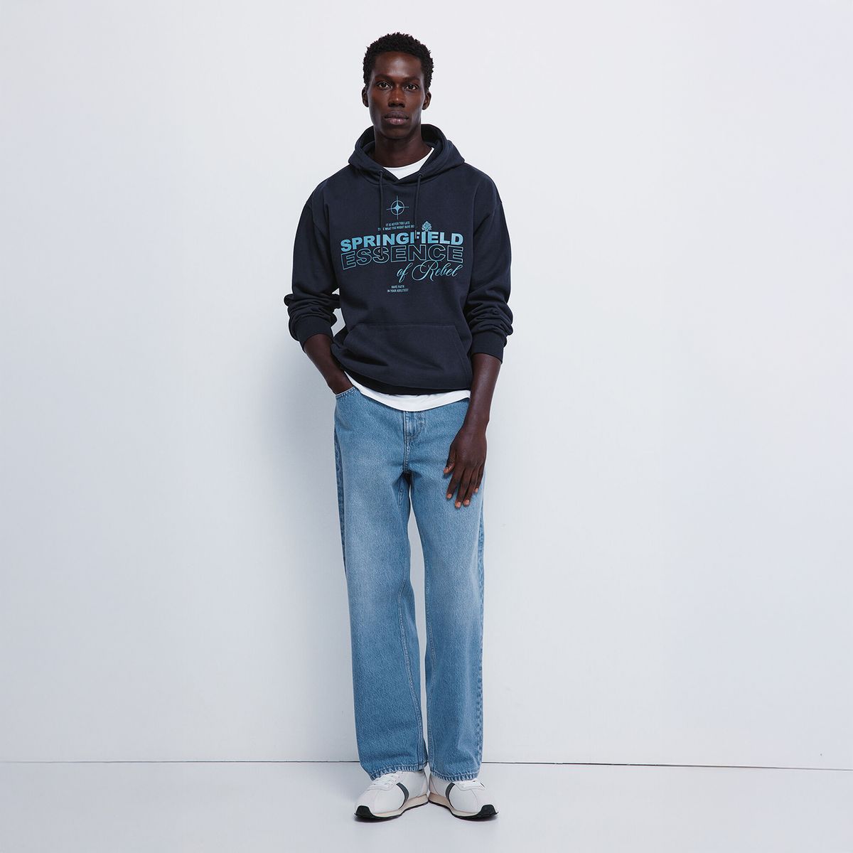 SPRINGFIELD - Polera 100% Algodón Casual Hombre Springfield