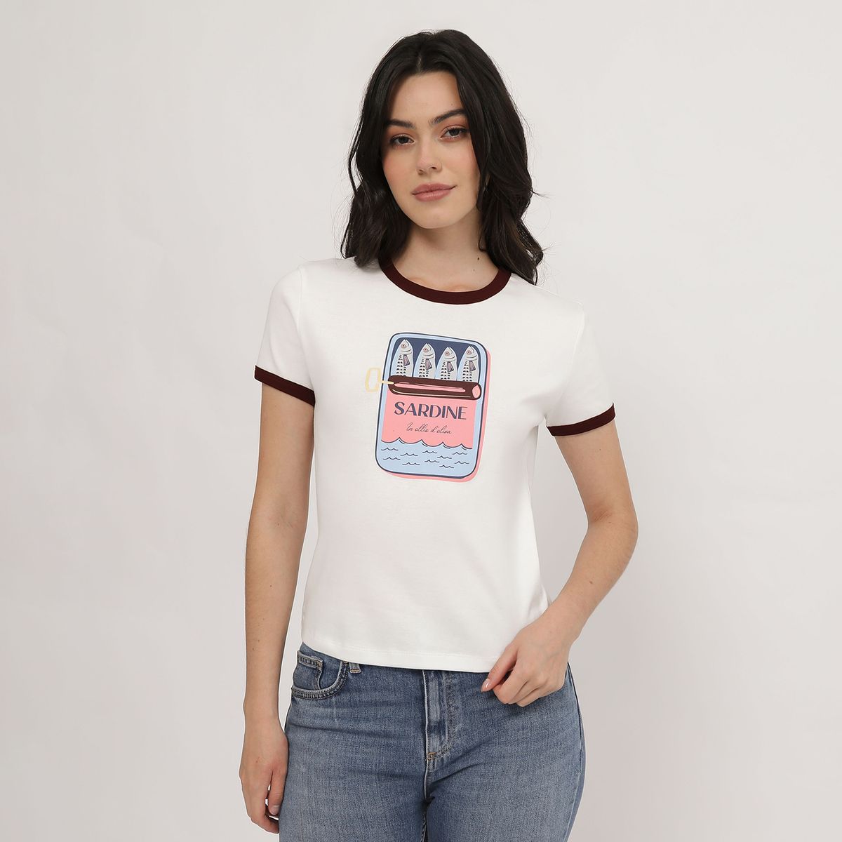 BASEMENT - Polo Manga Corta Mujer Basement