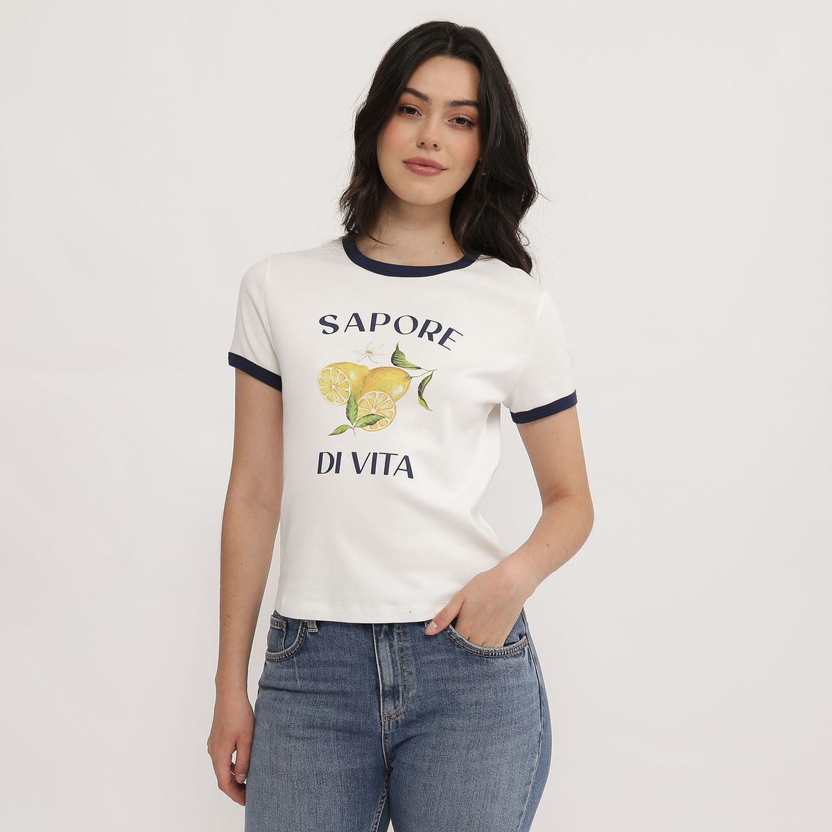 BASEMENT - Polo Manga Corta Mujer Basement