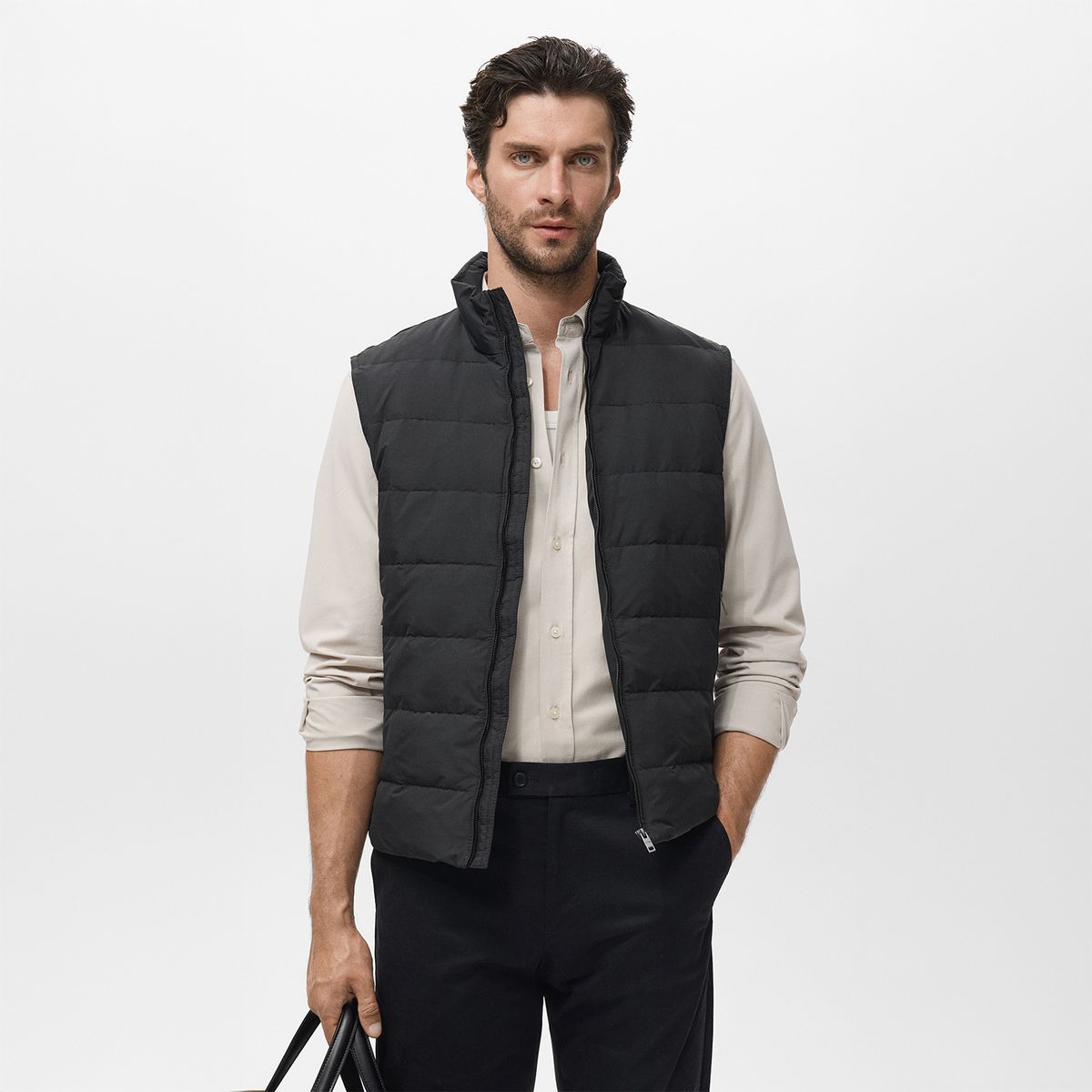 MANGO - Chaleco Mirlost Packable Acolchado Mango Man