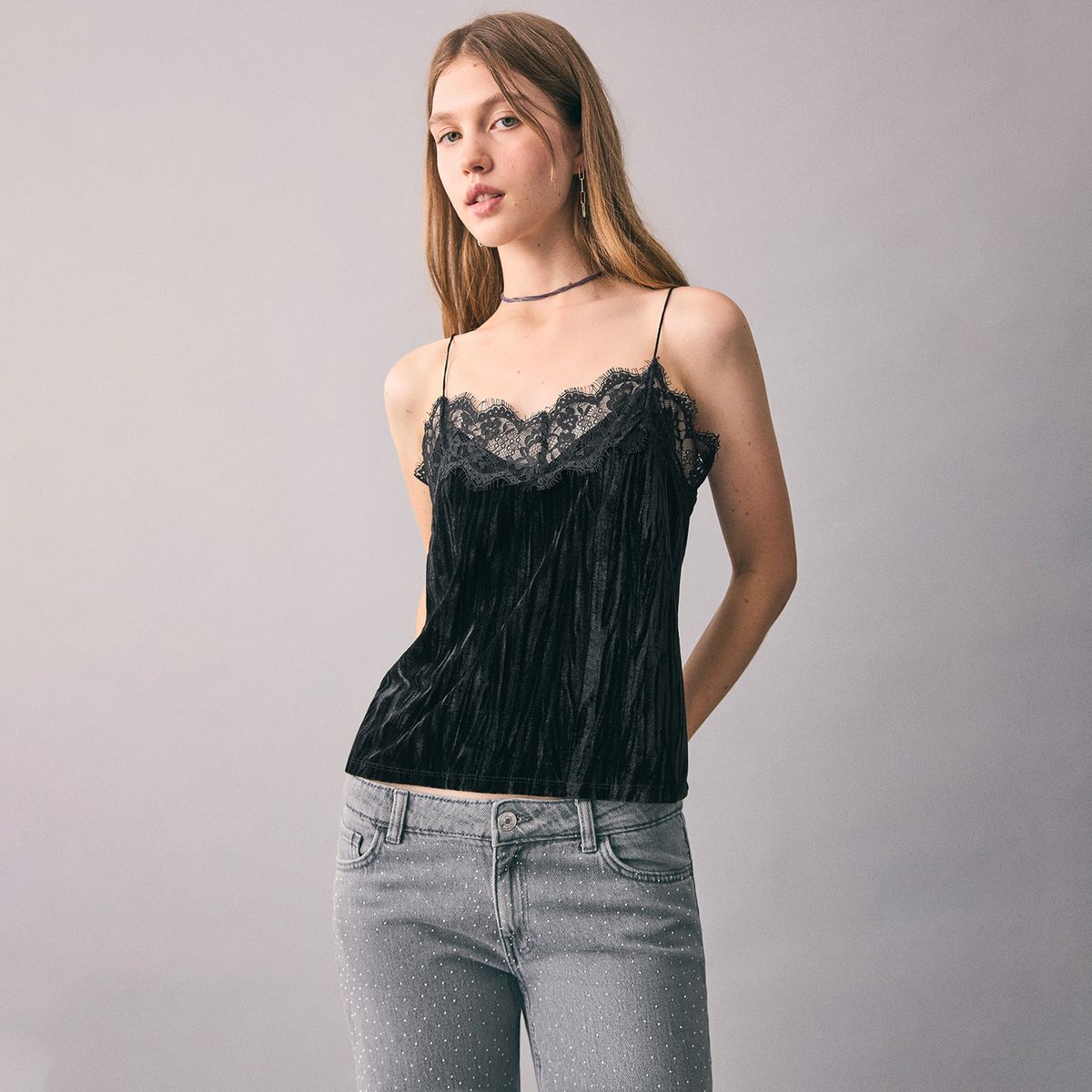 MANGO TEEN - Top Sin Mangas Mujer Mango Teen