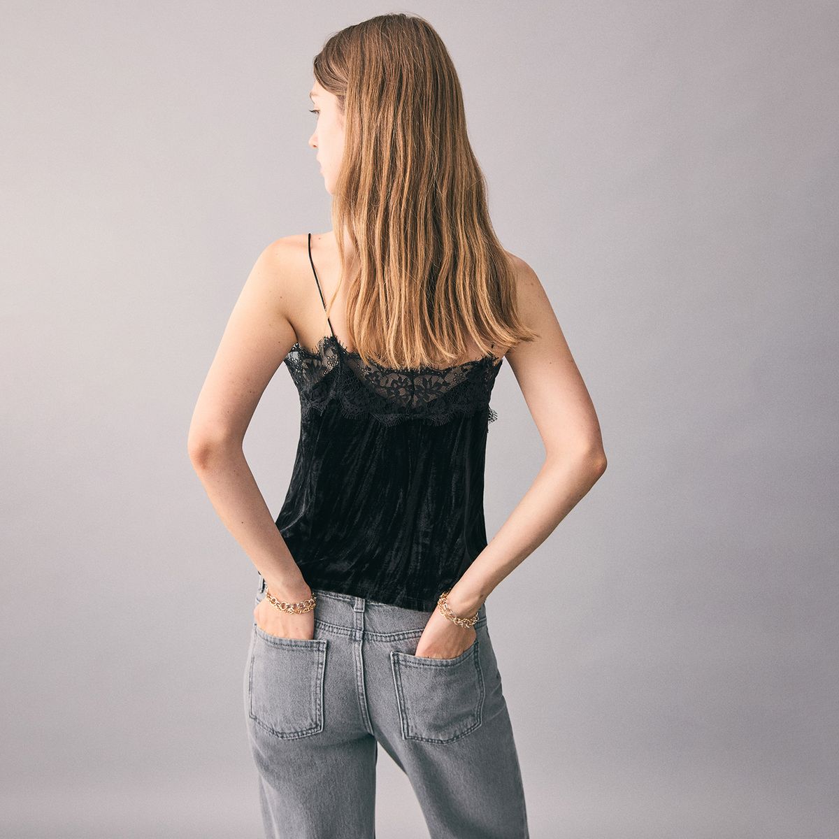 MANGO TEEN - Top Sin Mangas Mujer Mango Teen