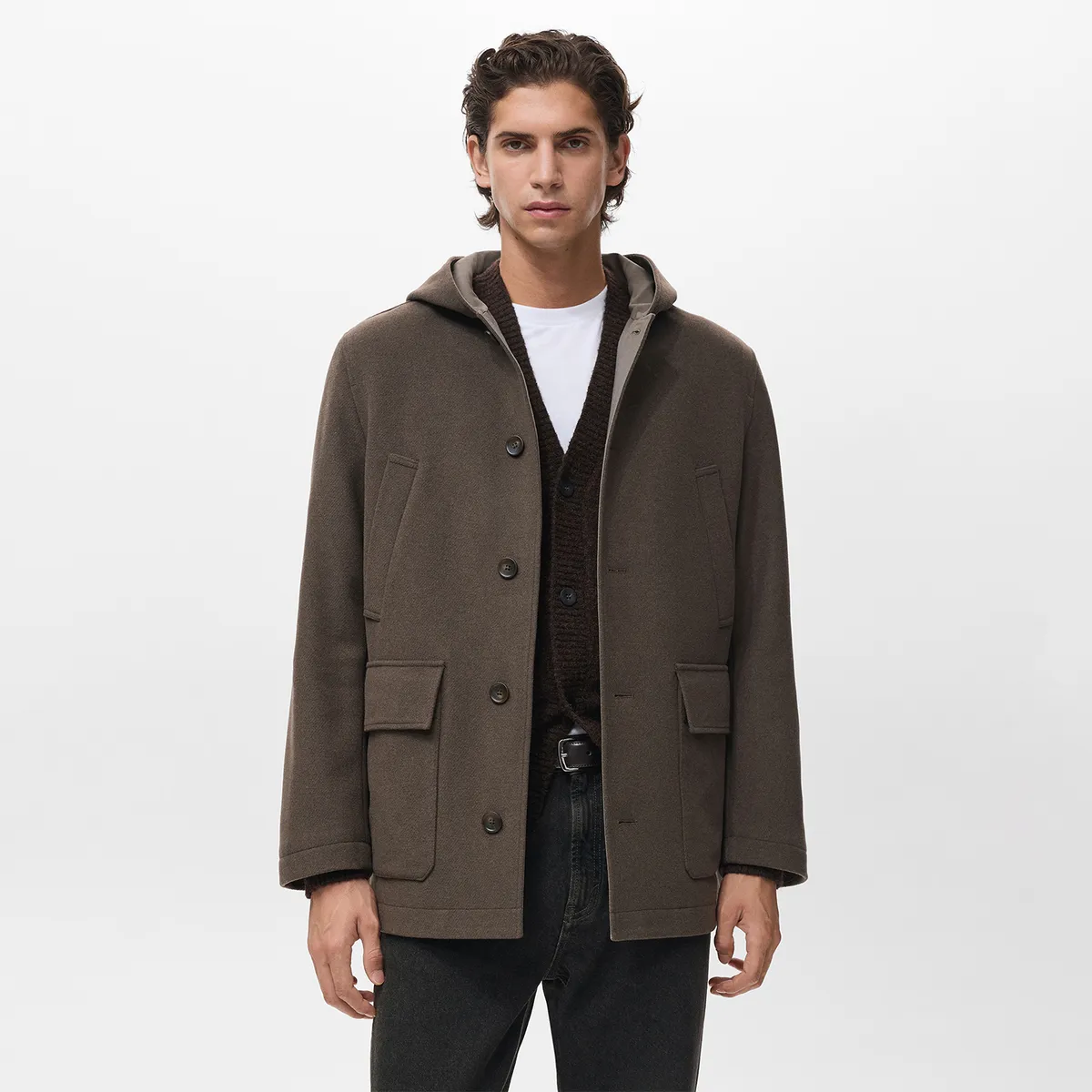 MANGO - Casaca Sancho Lana Mango Man