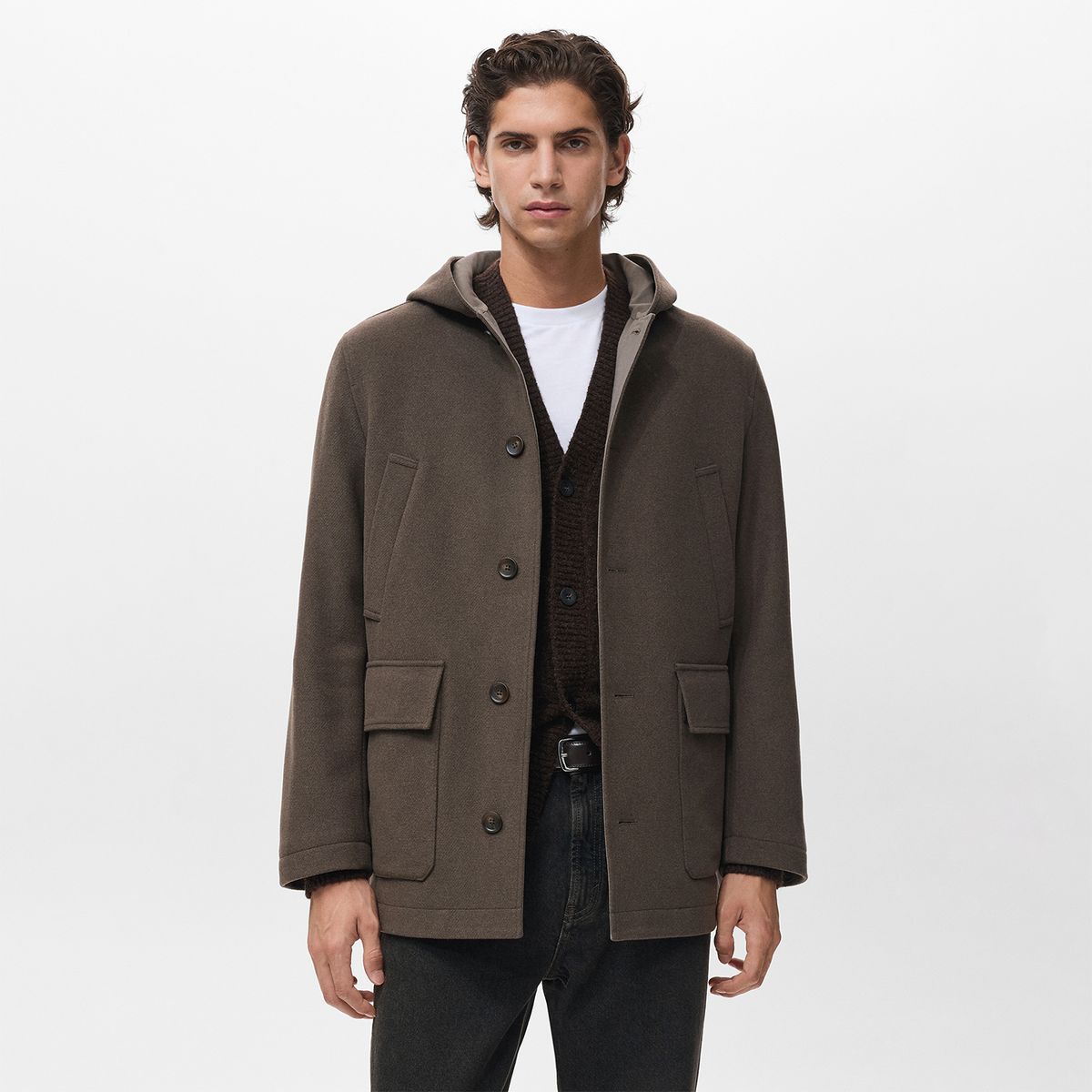 MANGO - Casaca Sancho Lana Mango Man