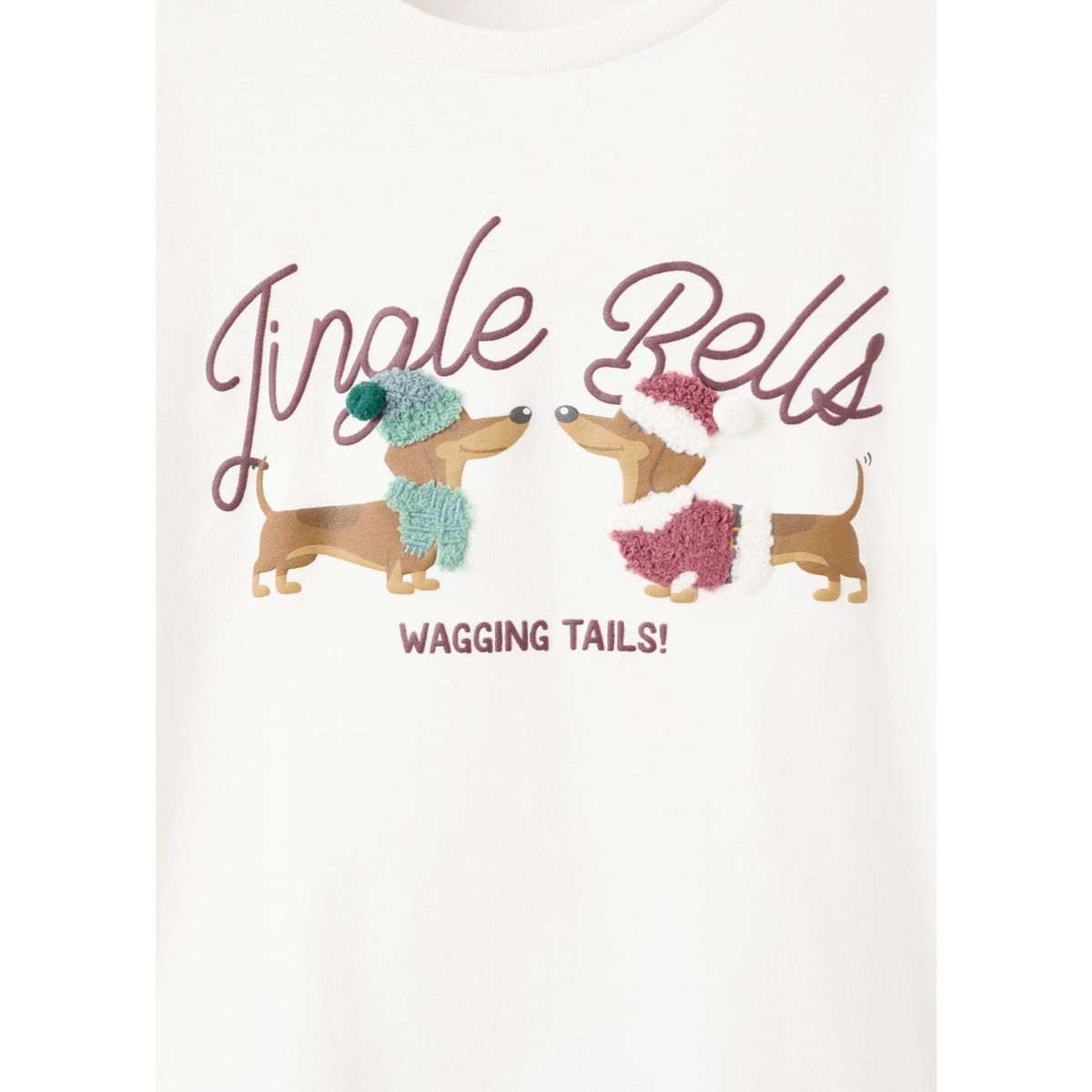 MANGO KIDS - Polo Niña Navidad Manga Larga Algodón Mango Kids