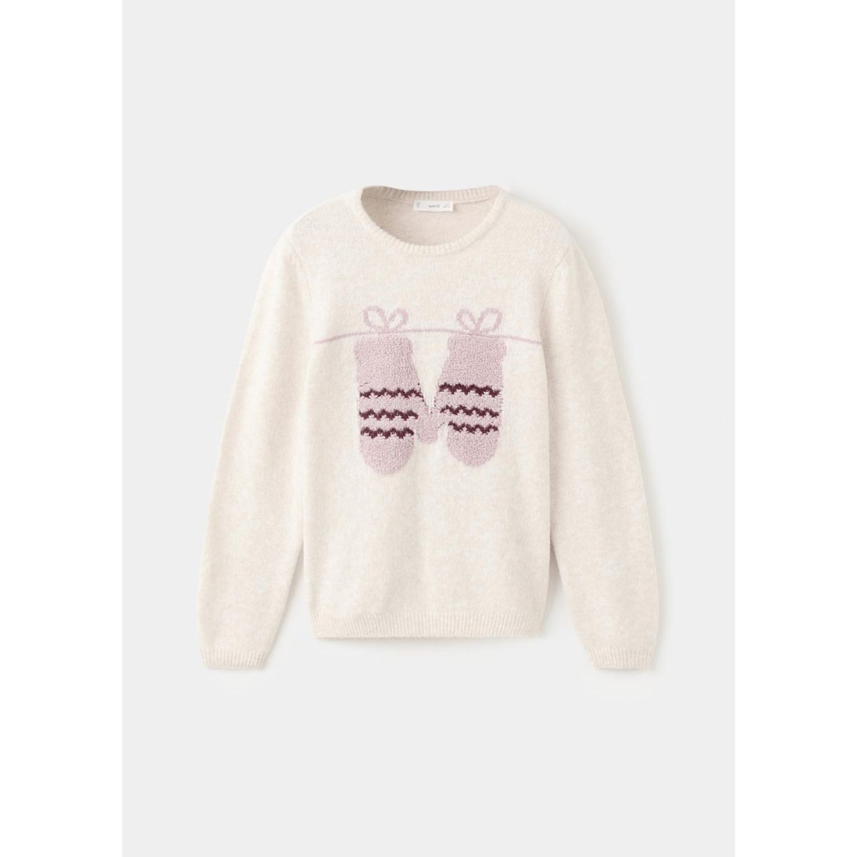 MANGO KIDS - Chompa Niña Navidad Algodón Mango Kids