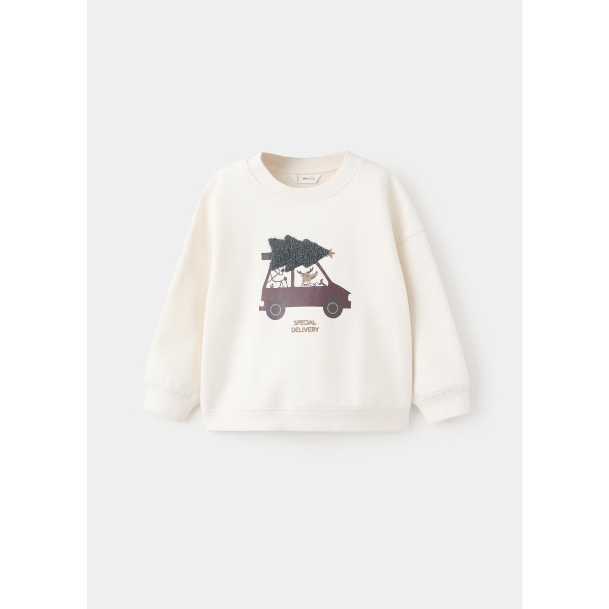 MANGO KIDS - Polera Bebé Niño Navidad Algodón Mango Kids