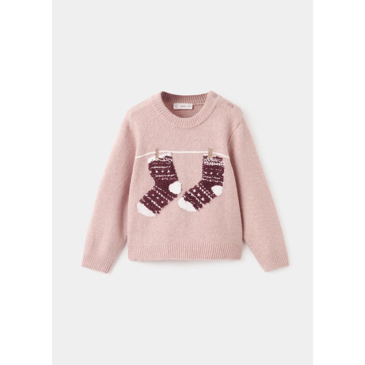 MANGO KIDS - Chompa Bebé Niña Navidad Mango Kids