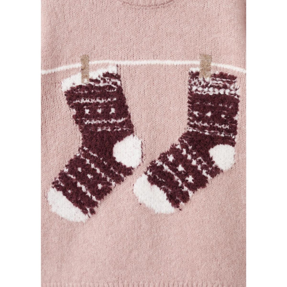 MANGO KIDS - Chompa Bebé Niña Navidad Mango Kids