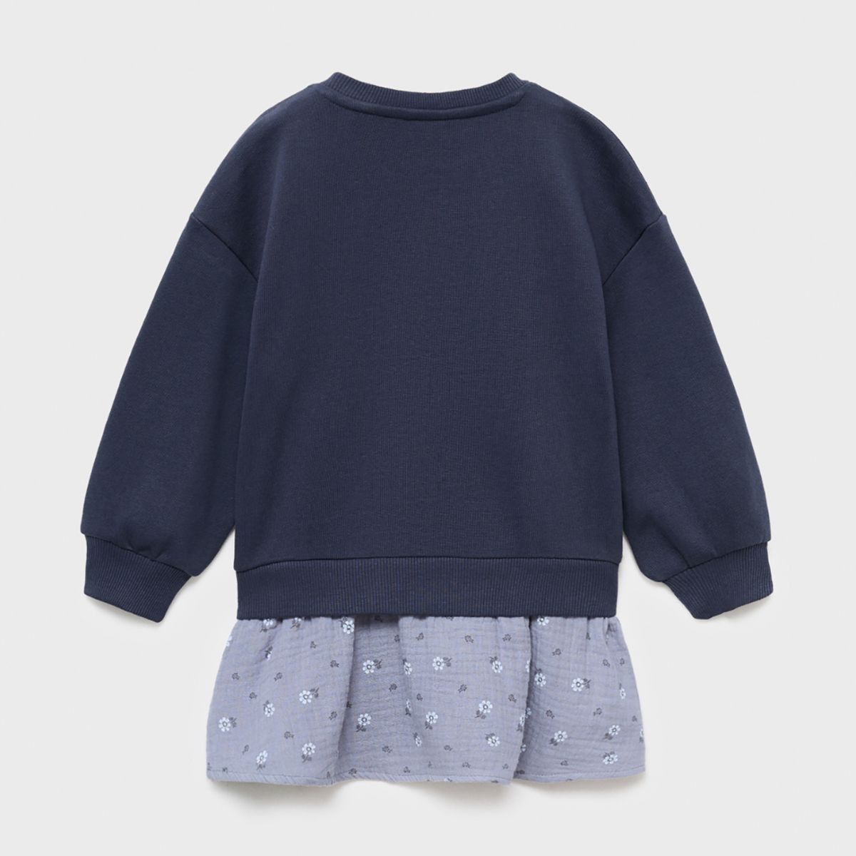 MANGO KIDS - Vestido Bebé Niña Manga Larga Algodón Mango Kids