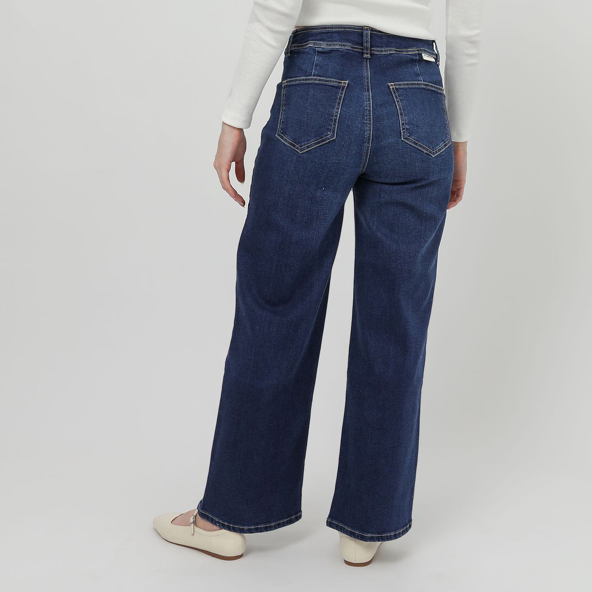 DOO AUSTRALIA - Jean Wide Leg Tiro Alto Mujer Doo Australia