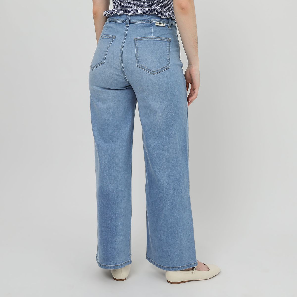 DOO AUSTRALIA - Jean Wide Leg Tiro Alto Mujer Doo Australia