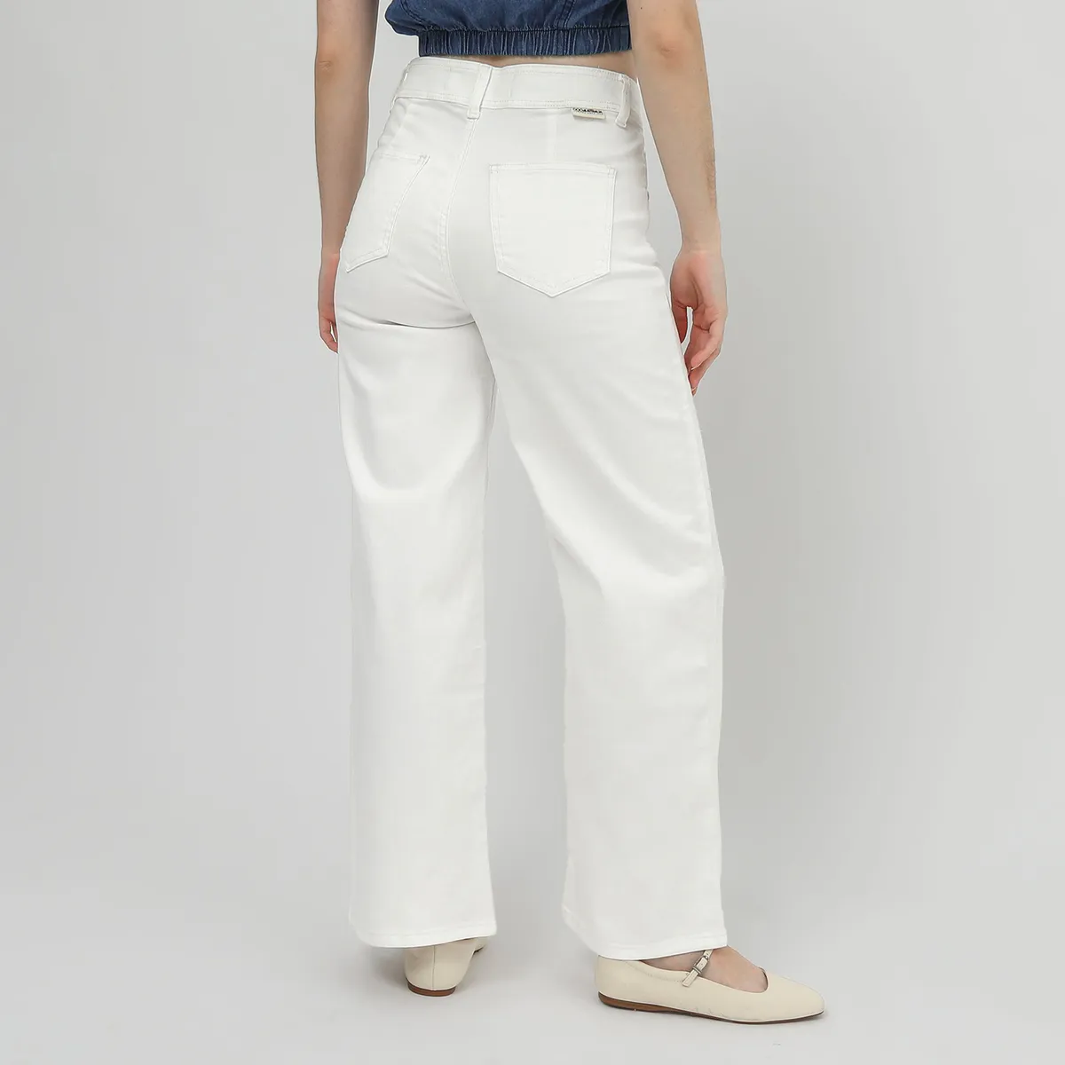 DOO AUSTRALIA - Jean Wide Leg Tiro Alto Mujer Doo Australia