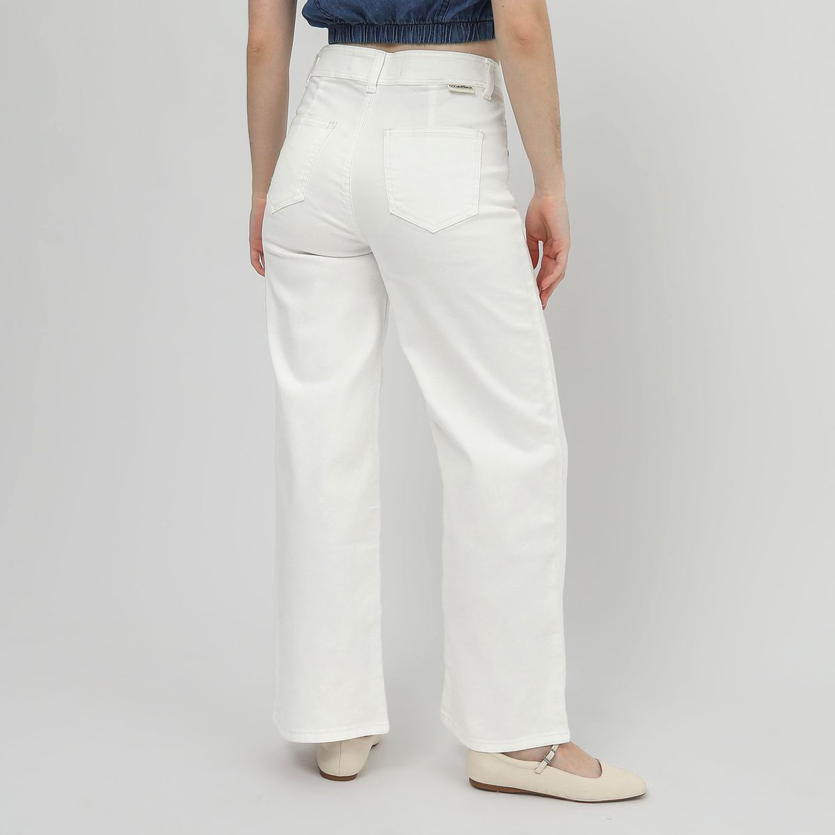 DOO AUSTRALIA - Jean Wide Leg Tiro Alto Mujer Doo Australia