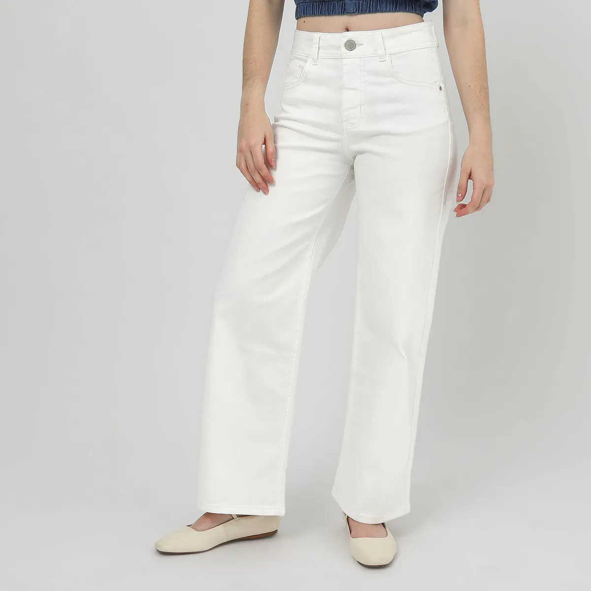 DOO AUSTRALIA - Jean Wide Leg Tiro Alto Mujer Doo Australia
