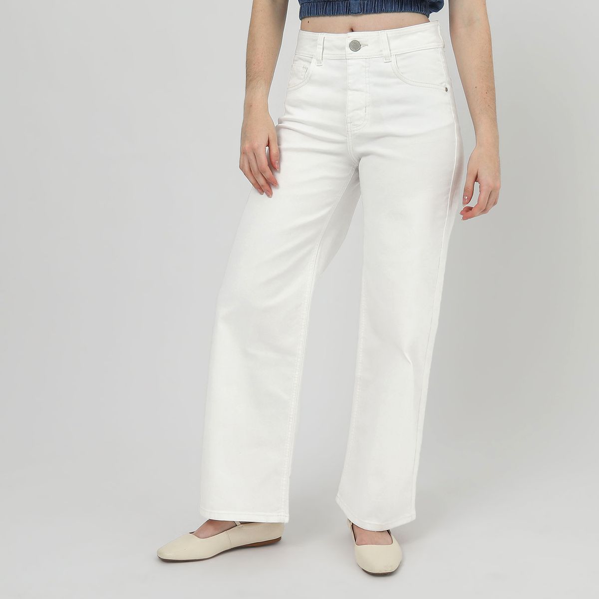 DOO AUSTRALIA - Jean Wide Leg Tiro Alto Mujer Doo Australia