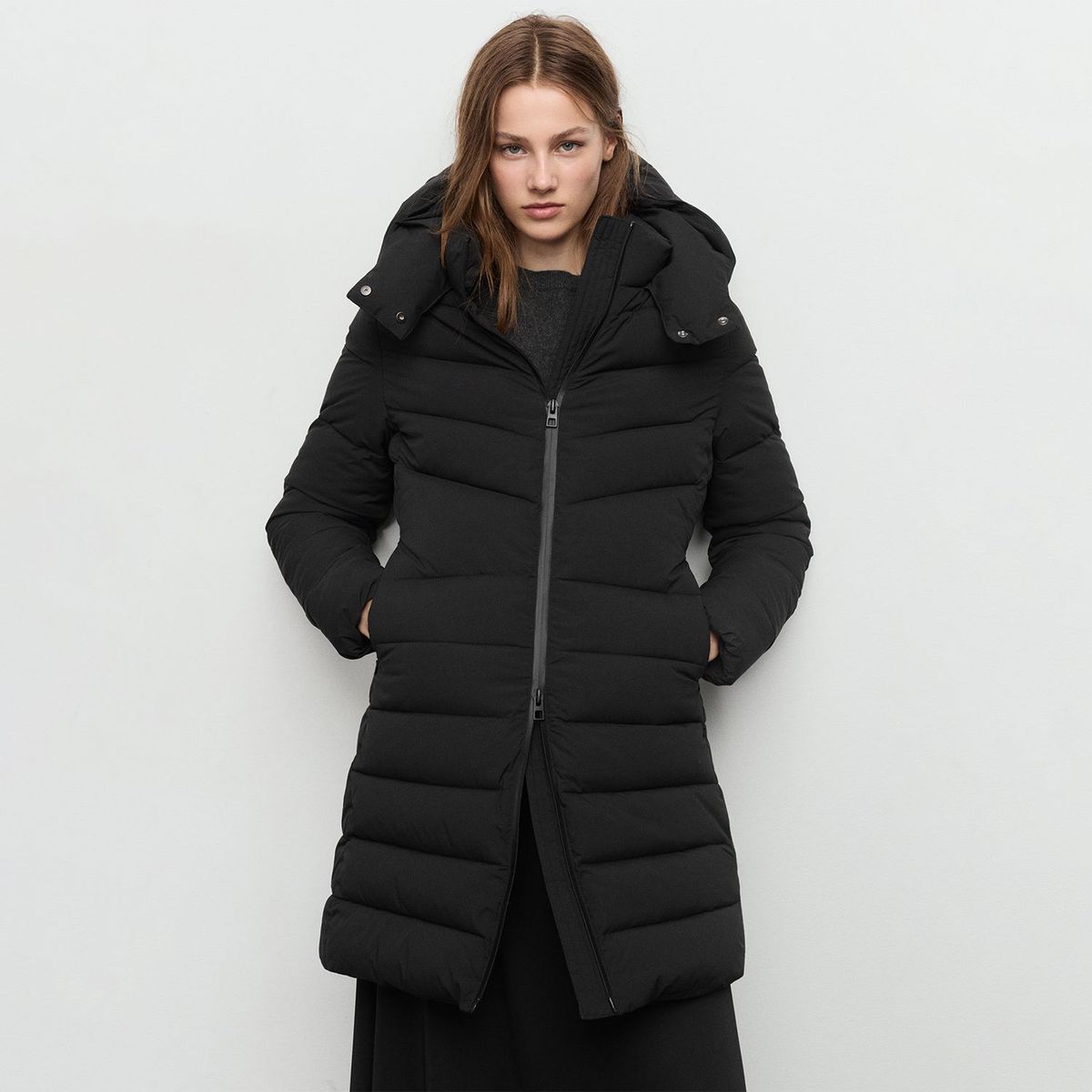 MANGO - Casaca Larga Mujer Mango