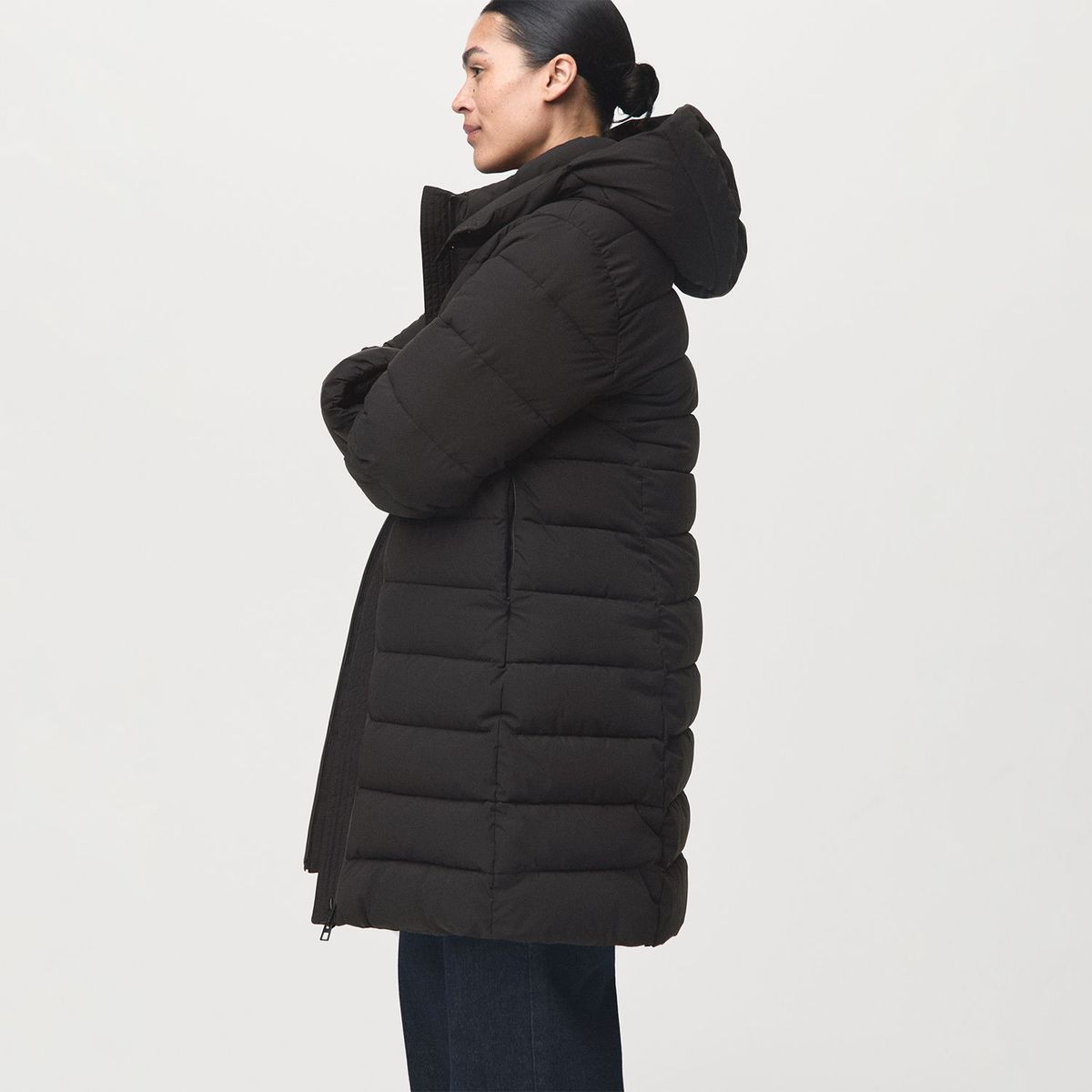 MANGO - Casaca Larga Mujer Mango