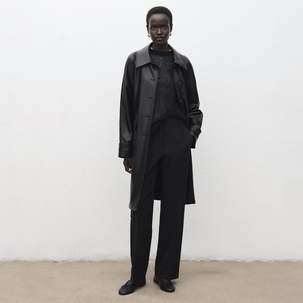 MANGO - Trench Largo Mujer Mango