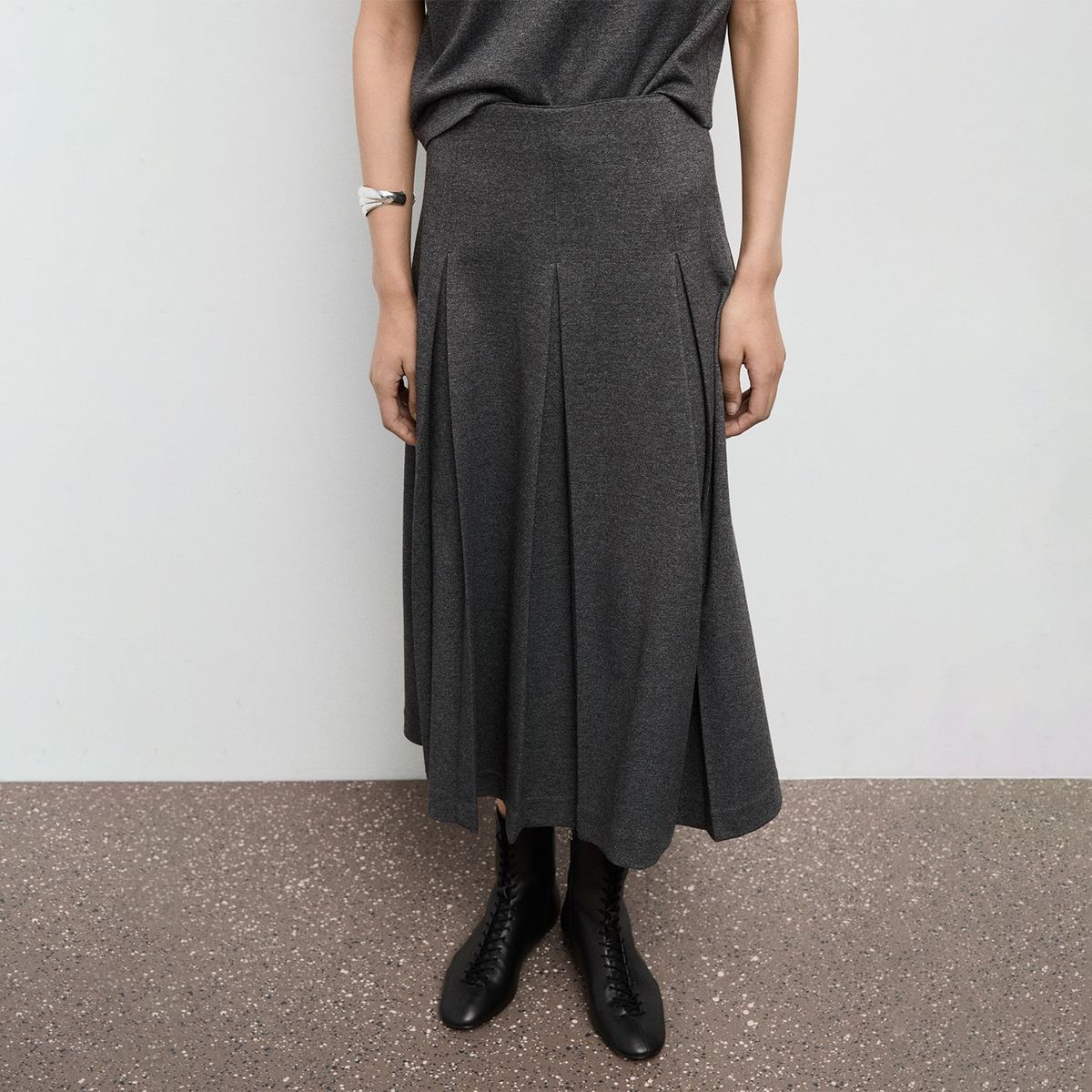 MANGO - Falda Larga Mujer Mango