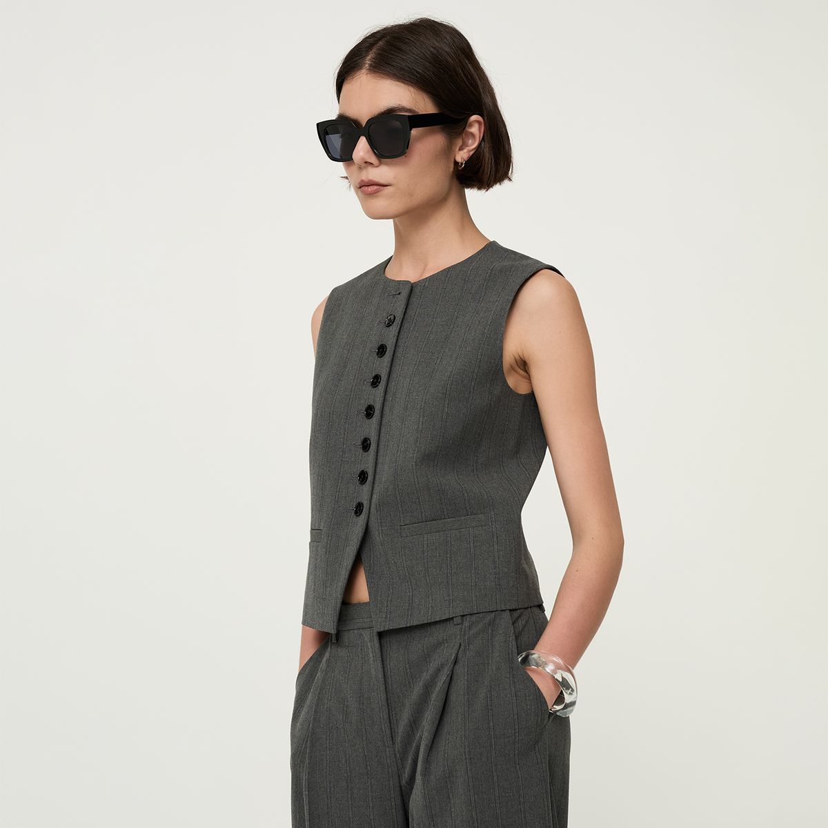 MANGO - Chaleco Mujer Mango