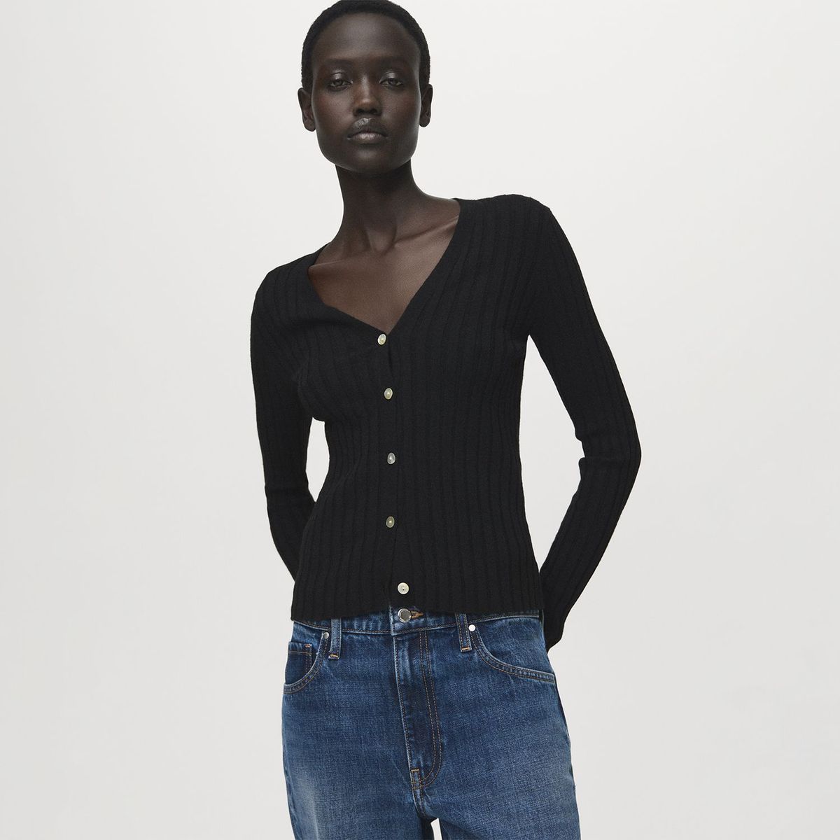 MANGO - Cardigan Mujer Mango