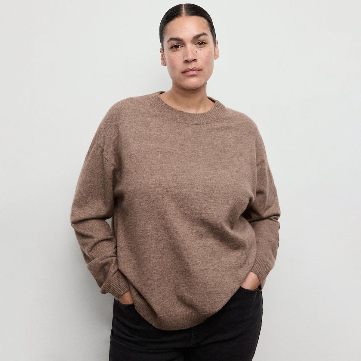 MANGO - Chompa Manga Larga Mujer Mango