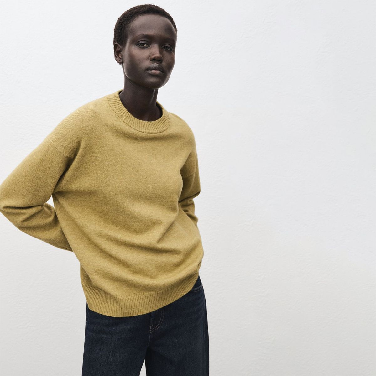 MANGO - Chompa Manga Larga Mujer Mango