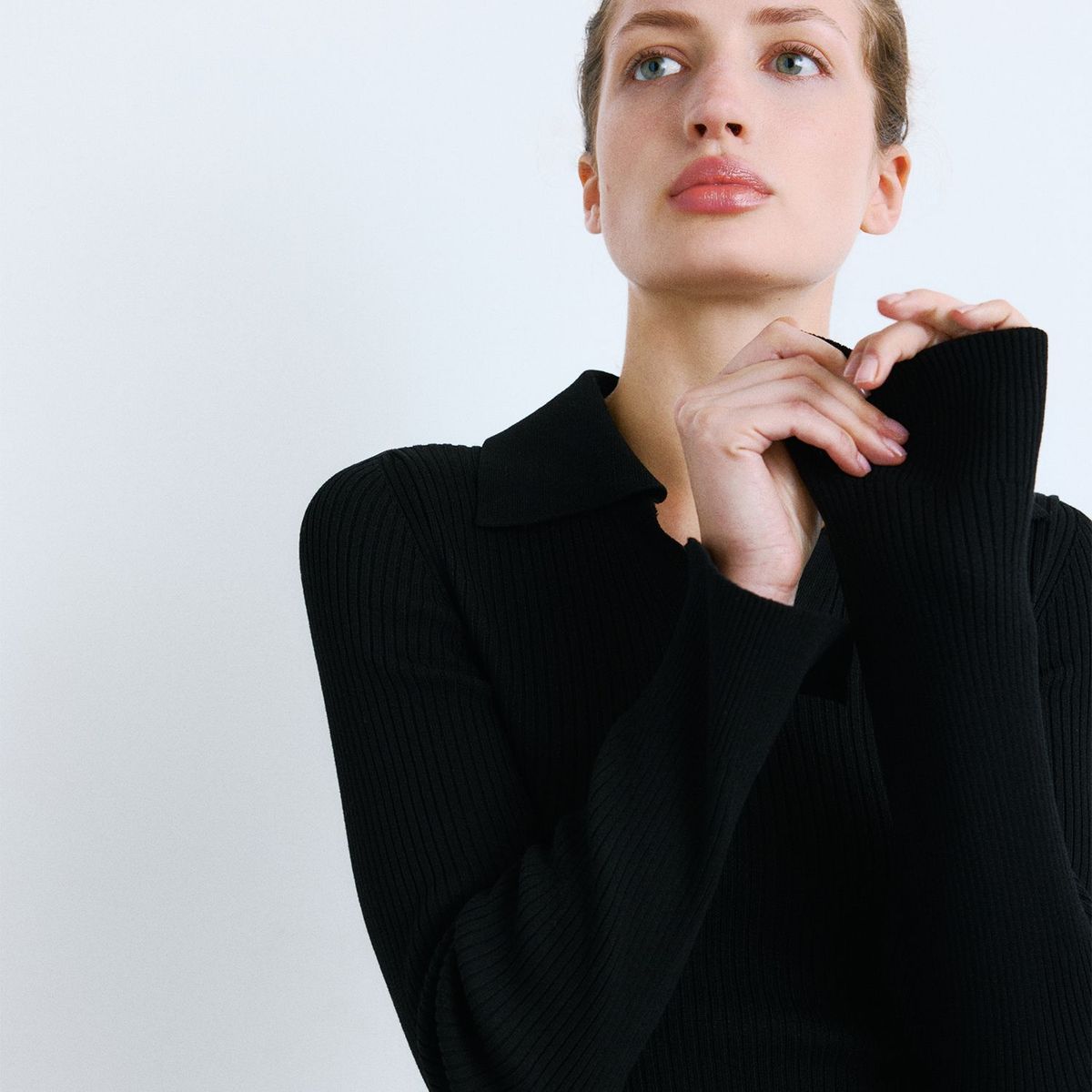 MANGO - Chompa Manga Larga Mujer Mango