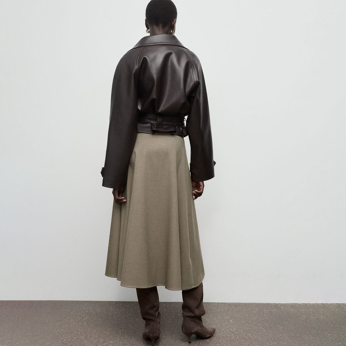 MANGO - Falda Larga Mujer Mango